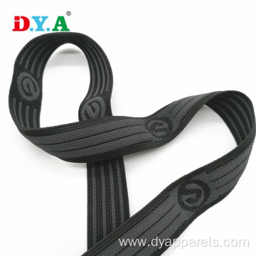 Customized Non-slip Jacquard Embossed Gripper Elastic